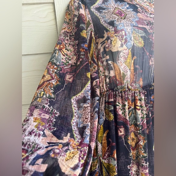 ZARA Boho Paisley Midi Dress – Size S - Picture 6 of 13